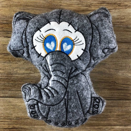 Stickdatei ITH Elefant EMILY für Rahmen 16×26 cm