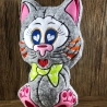 Stickdatei ITH Katze KARLO für Rahmen 16×26 cm