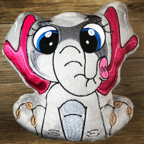 Stickdatei ITH Elefant Betty für Rahmen 16×26 cm