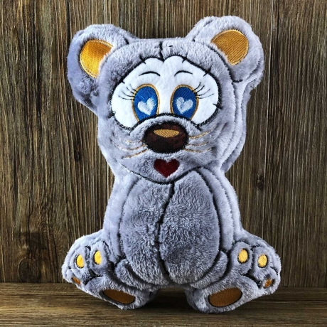 Stickdatei ITH Maus SPEEDY für Rahmen 16×26 cm