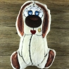 Stickdatei ITH Hund LUCKY für Rahmen 16×26 cm
