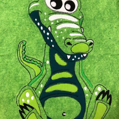 Stickdatei ITH Krokodil KROKOLINO für 16×26 cm