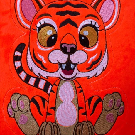 Stickdatei ITH Tiger Lilli für Rahmen 20x30 cm