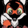Stickdatei Applikation Fuchs Aldebar in 3 Größen