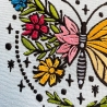 Stickdatei Schmetterling im Ring in 6 Größen