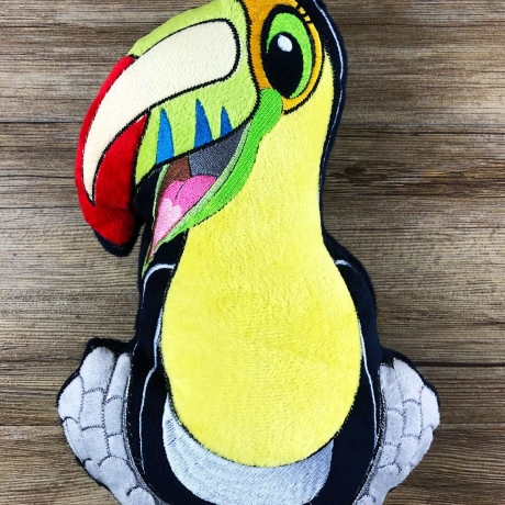 Stickdatei ITH Tukan Ferdinand für Rahmen 20×30cm