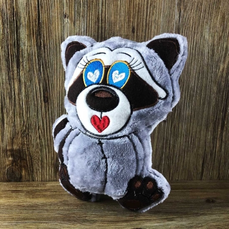 Stickdatei ITH Waschbär WILLI für Rahmen 20×30cm