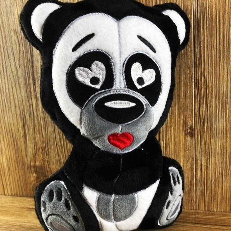 Stickdatei ITH Panda SMOKY für Rahmen 16×26 cm