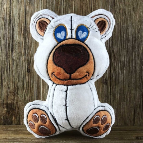 Stickdatei ITH Eisbär TOM für Rahmen 20×30cm