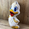 Stickdatei ITH Ente Duggy für Rahmen 16x26 cm