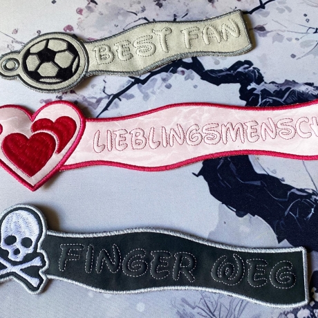 Stickdatei 3D-Anhänger TRAUMPRINZ, 3D-Stick, Lesezeichen