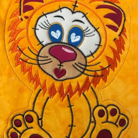 Stickdatei ITH Löwe CASIMIR für Rahmen 20×30cm
