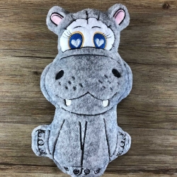 Stickdatei ITH Nilpferd BERTA für Rahmen 20×30cm