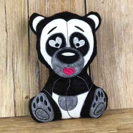 Stickdatei ITH Panda SMOKY für Rahmen 16×26 cm