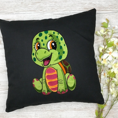 Stickdatei Applikation Schildkröte Bruni in 3 Größen