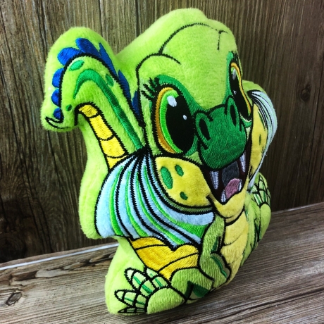 Stickdatei ITH Drache Flipp für Rahmen 20 x 30 cm
