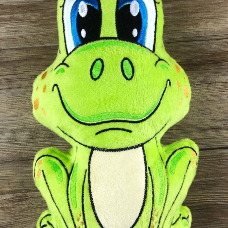 Stickdatei ITH Frosch Oskar für Rahmen 16×26 cm