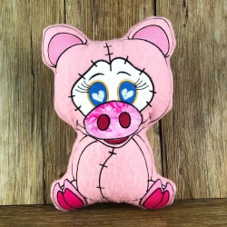 Stickdatei ITH Schwein PINKY für Rahmen 16×26 cm