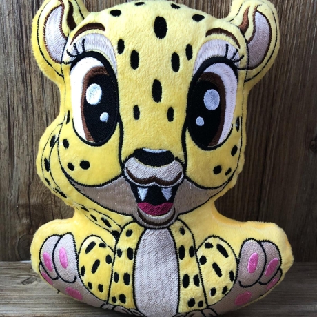 Stickdatei ITH Gepard Milly für Rahmen 20×30 cm