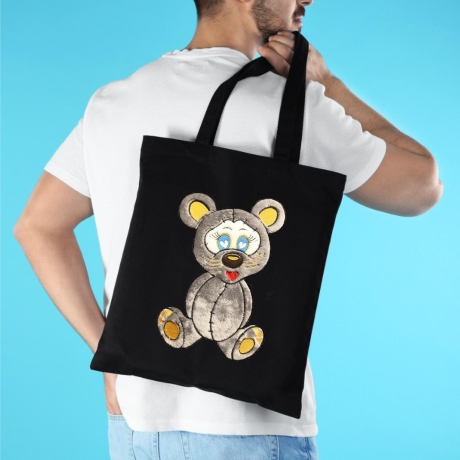 Stickdatei Applikation Maus Speedy in 3 Größen