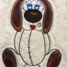 Stickdatei ITH Hund LUCKY für Rahmen 16×26 cm