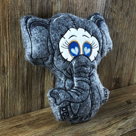 Stickdatei ITH Elefant EMILY für Rahmen 16×26 cm