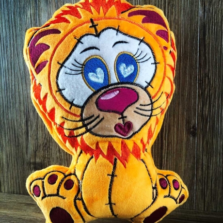 Stickdatei ITH Löwe CASIMIR für Rahmen 20×30cm
