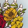 Stickdatei florale Hundepfote mit Kralle in 6 Größen
