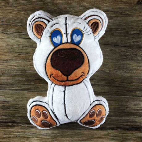 Stickdatei ITH Eisbär TOM für Rahmen 20×30cm