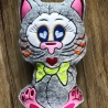 Stickdatei ITH Katze KARLO für Rahmen 16×26 cm