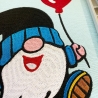 Stickdatei Gnom mit Herzballon in 6 Größen
