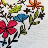 Stickdatei Blumenherz in 6 Größen, Maschinenstickerei