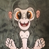 Stickdatei ITH Gorilla Bruno für Rahmen 16×26 cm