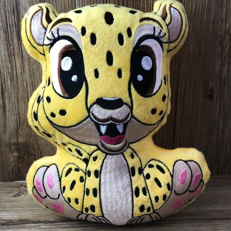 Stickdatei ITH Gepard Milly für Rahmen 16×26 cm