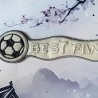 Stickdatei 3D-Anhänger BEST FAN, 3D-Stick, Lesezeichen
