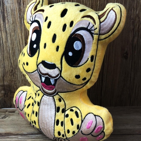Stickdatei ITH Gepard Milly für Rahmen 20×30 cm