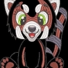 Stickdatei Applikation Panda Pitt in 3 Größen