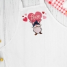 Stickdatei Love Gnom in 6 Größen, Maschinenstickerei