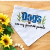 Stickdatei Dogs Favorite people in 6 Größen