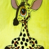 Stickdatei ITH Giraffe Monika für Rahmen 20x30 cm