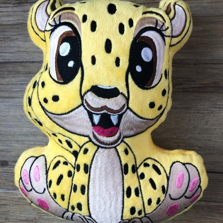 Stickdatei ITH Gepard Milly für Rahmen 16×26 cm