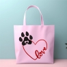 Stickdatei Loveherz simple und Hundepfote in 6 Größen