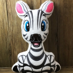 Stickdatei ITH Zebra Sophie für Rahmen 20x30 cm