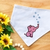 Stickdatei Elefant mit Blasen in 6 Größen
