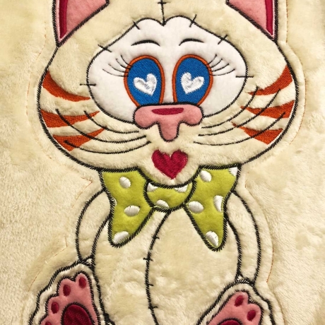 Stickdatei ITH Katze KARLO für Rahmen 16×26 cm