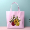 Stickdatei florale Hundepfote mit Kralle in 6 Größen