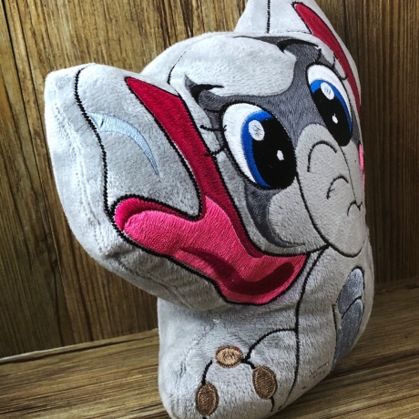 Stickdatei ITH Elefant Betty für Rahmen 16×26 cm