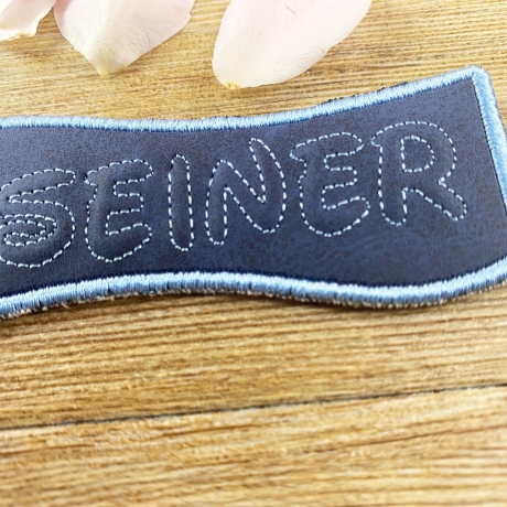 Stickdatei 3D-Anhänger PAPA SEINER, 3D-Stick, Lesezeichen
