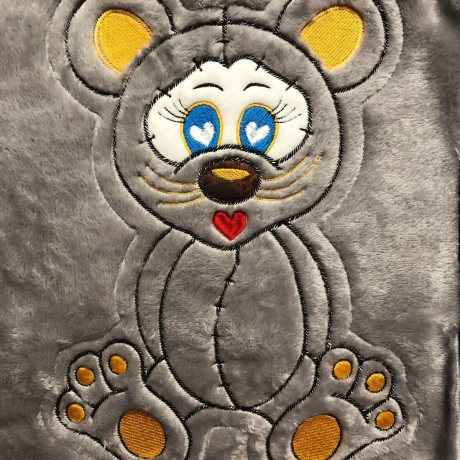 Stickdatei ITH Maus SPEEDY für Rahmen 20×30cm