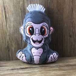 Stickdatei ITH Gorilla Bruno für Rahmen 16×26 cm